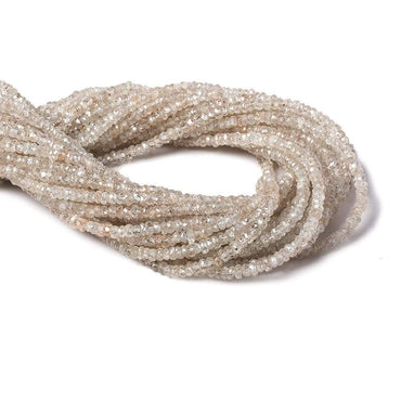 3mm Champagne Zircon Faceted Rondelle Beads 13.5 inch 200 pieces (ONLINE ORDER ONLY)