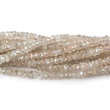 3mm Champagne Zircon Faceted Rondelle Beads 13.5 inch 200 pieces (ONLINE ORDER ONLY)
