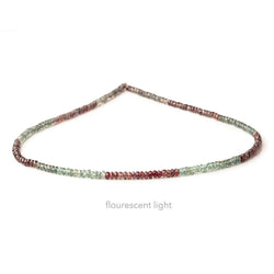 3mm Color Change Sapphire Faceted Rondelle Beads 14 inch 220 pieces (ONLINE ORDER ONLY)