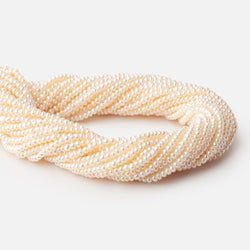 3mm Creamy White Off Round Freshwater Pearls 15 inch 168 pieces (ONLINE ORDER ONLY)