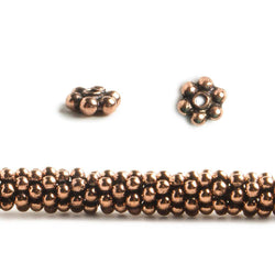 3mm Daisy Spacer Beads 8 inch 160 pieces (ONLINE ORDER ONLY)