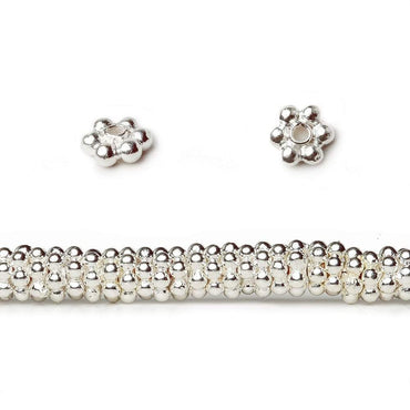 3mm Daisy Spacer Beads 8 inch 160 pieces (ONLINE ORDER ONLY)