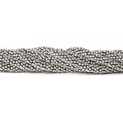 3mm Daisy Spacers with Sterling Silver Base 4 inch 78 Beads (ONLINE ORDER ONLY)