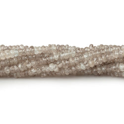 3mm Dark Champagne Zircon Faceted Rondelle 13.5 inch 212 Beads (ONLINE ORDER ONLY)