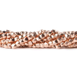 3mm Hand Cut Faceted Nugget Beads 8 inch 70 pieces (ONLINE ORDER ONLY)