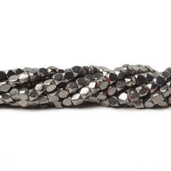 3mm Hand Polished Faceted Nugget Beads 8 inch 72 pieces (ONLINE ORDER ONLY)