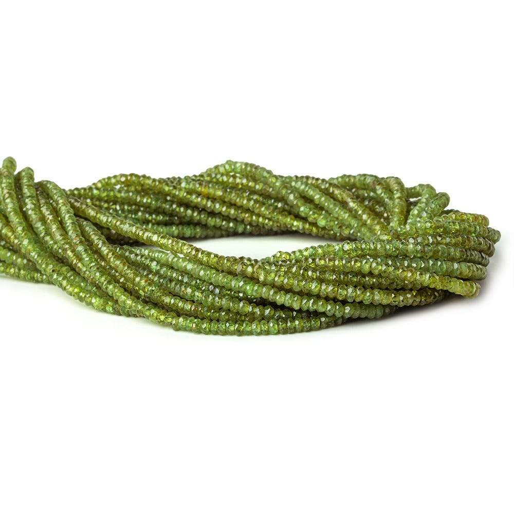 3mm Idocrase Faceted Rondelle Beads 16 inch 260 pieces (ONLINE ORDER ONLY)