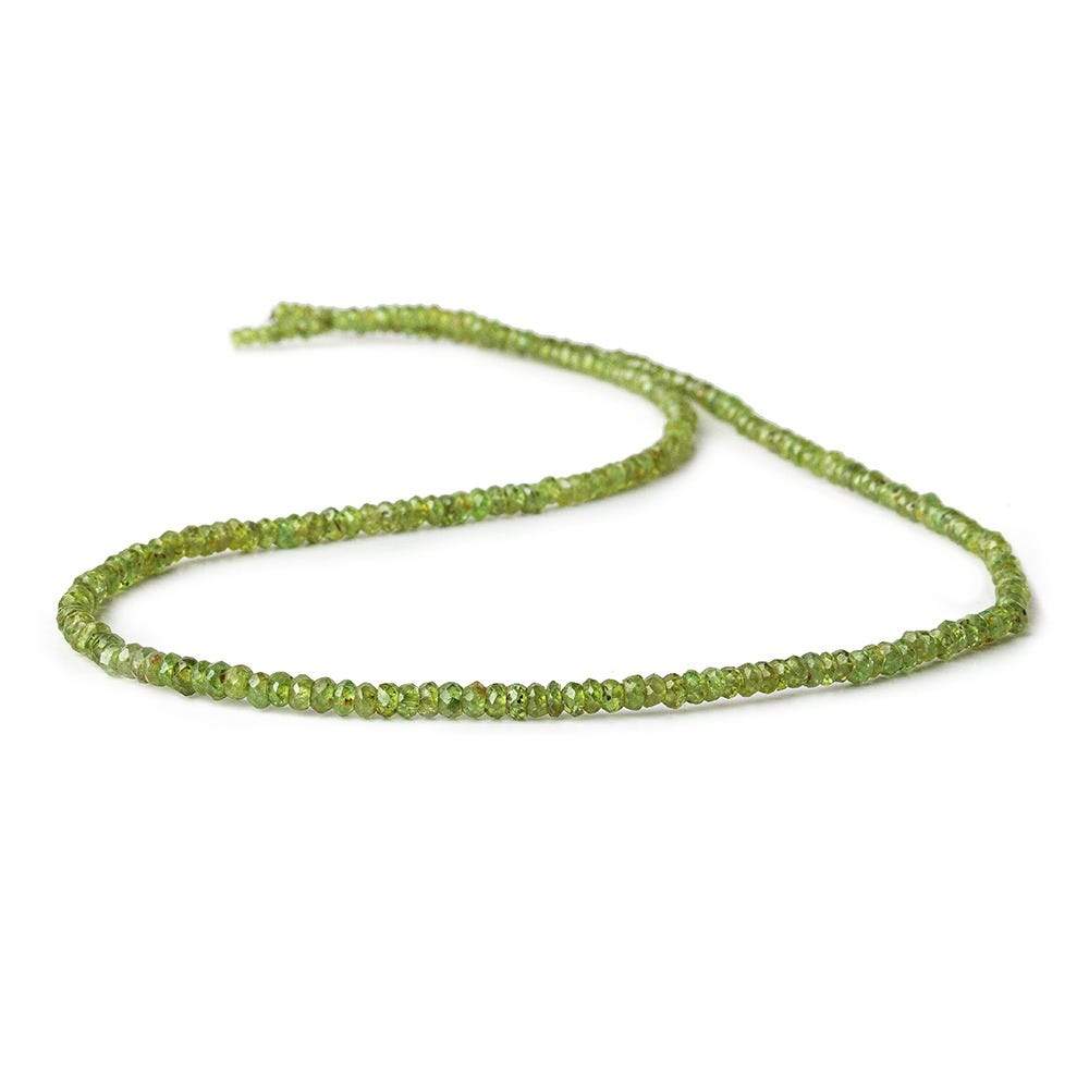 3mm Idocrase Faceted Rondelle Beads 16 inch 260 pieces (ONLINE ORDER ONLY)