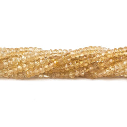 3mm Imperial Topaz Faceted Rondelle Beads 16.25 inch 200 beads (ONLINE ORDER ONLY)