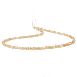 3mm Imperial Topaz Faceted Rondelle Beads 16.25 inch 200 beads (ONLINE ORDER ONLY)