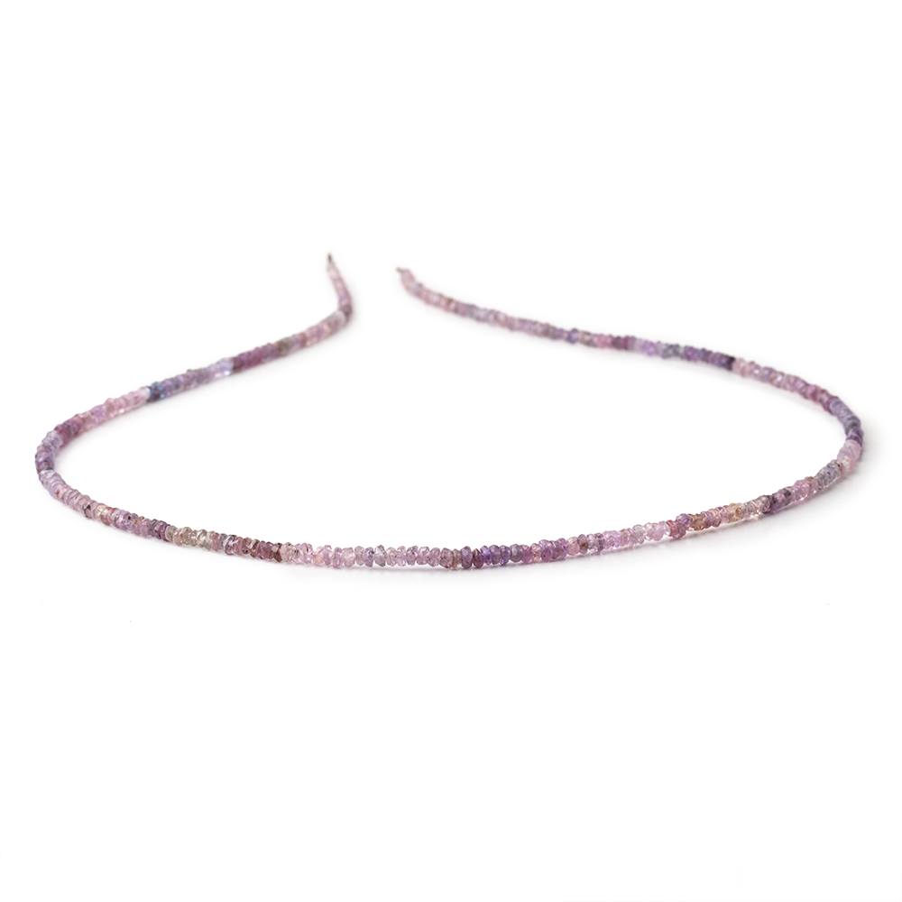 3mm Multi Color Spinel Faceted Rondelle Beads 16.25 inch 325 pieces (ONLINE ORDER ONLY)