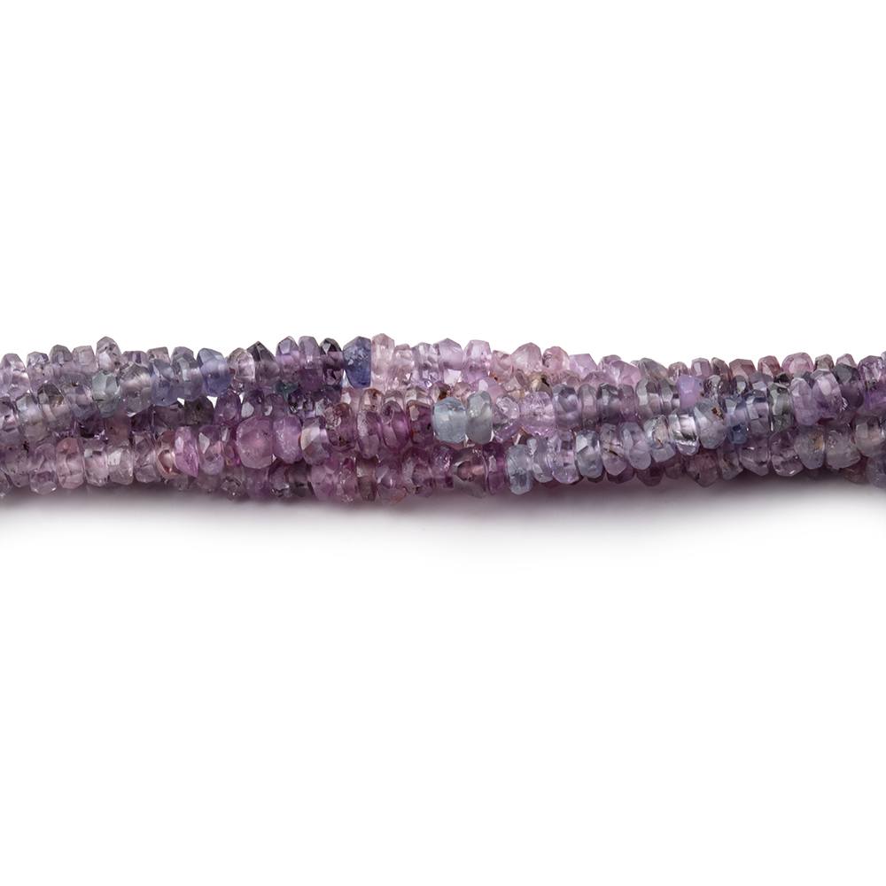 3mm Multi Color Spinel Faceted Rondelle Beads 16.25 inch 325 pieces (ONLINE ORDER ONLY)