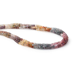 3mm Multi Color Spinel Plain Rondelle Beads 15.75 inch 215 pieces (ONLINE ORDER ONLY)