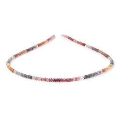 3mm Multi Color Spinel Plain Rondelle Beads 15.75 inch 215 pieces (ONLINE ORDER ONLY)
