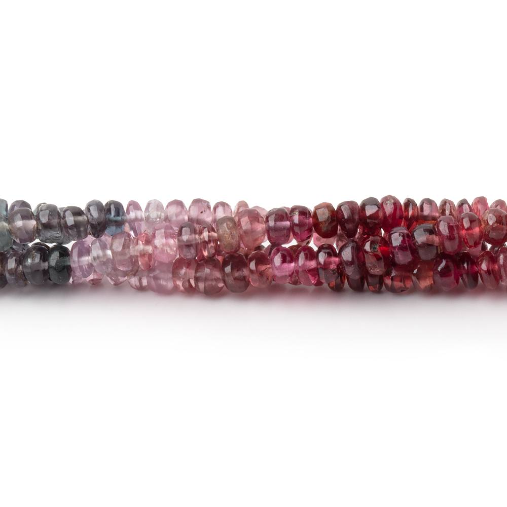 3mm Multi Color Spinel Plain Rondelle Beads 15.75 inch 215 pieces (ONLINE ORDER ONLY)