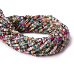 3mm Multi Gemstone Faceted Rondelle Beads 13.5 inch 158 pcs (ONLINE ORDER ONLY)