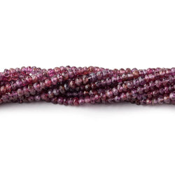 3mm Ombré Plum Sapphire Faceted Rondelle Beads 16 inch 196 pieces (ONLINE ORDER ONLY)