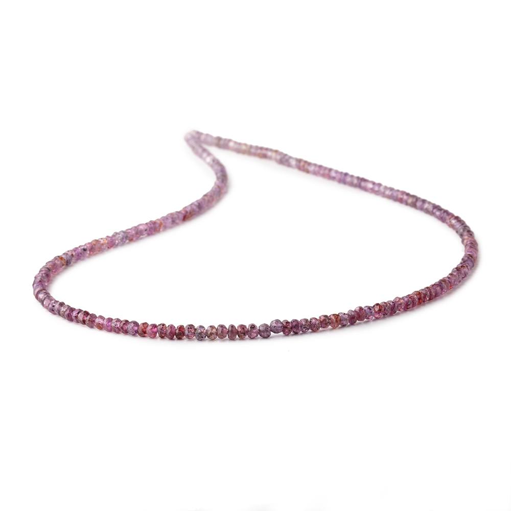 3mm Ombré Plum Sapphire Faceted Rondelle Beads 16 inch 196 pieces (ONLINE ORDER ONLY)