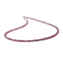 3mm Ombré Plum Sapphire Faceted Rondelle Beads 16 inch 196 pieces (ONLINE ORDER ONLY)