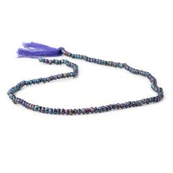 3mm Peacock Mystic Spinel Faceted Rondelle Beads 13 inch 150 pieces (ONLINE ORDER ONLY)