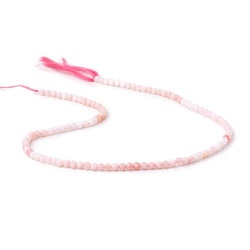 3mm Pink Peruvian Opal Micro Faceted Round Beads 12.5 inch 108 pieces (ONLINE ORDER ONLY)