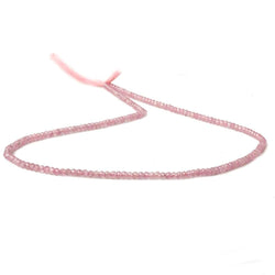 2.5mm Pink Sapphire Micro Faceted Rondelle Beads 13 inch 181 pieces AA (ONLINE ORDER ONLY)