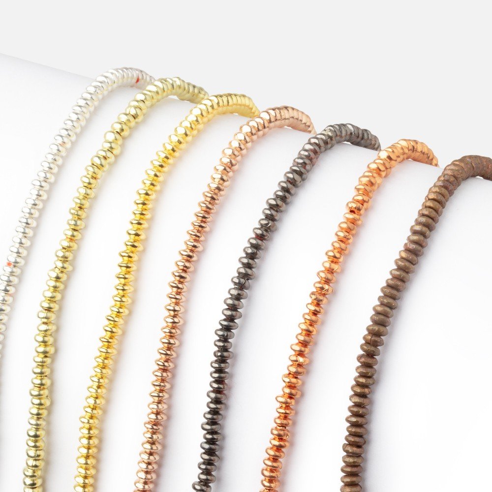 3mm Polished Disc Beads (ONLINE ORDER ONLY)