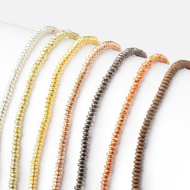 3mm Polished Disc Beads (ONLINE ORDER ONLY)