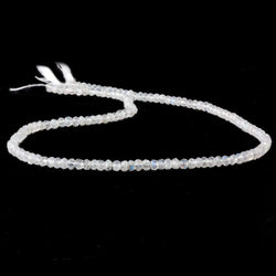 3mm Rainbow Moonstone faceted rondelle beads 13 inch 115 pieces (ONLINE ORDER ONLY)