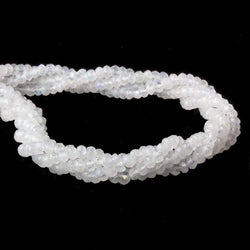 3mm Rainbow Moonstone faceted rondelle beads 13 inch 115 pieces (ONLINE ORDER ONLY)