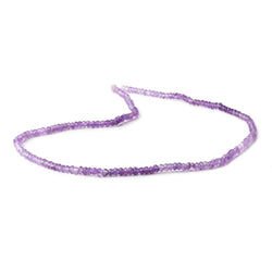 3mm Shaded Amethyst Faceted Rondelle Beads 13.5 inch 186 pieces (ONLINE ORDER ONLY)
