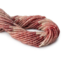 3mm Shaded Andesine Faceted Rondelle Beads 12.5 inch 178 pieces (ONLINE ORDER ONLY)