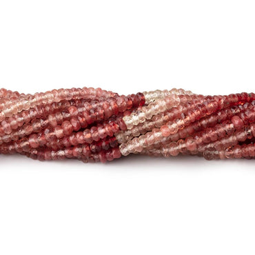 3mm Shaded Andesine Faceted Rondelle Beads 12.5 inch 178 pieces (ONLINE ORDER ONLY)