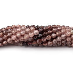 3mm Shaded Brown Spinel Micro Faceted Round Beads 12.5 inch 96 pieces AA (ONLINE ORDER ONLY)