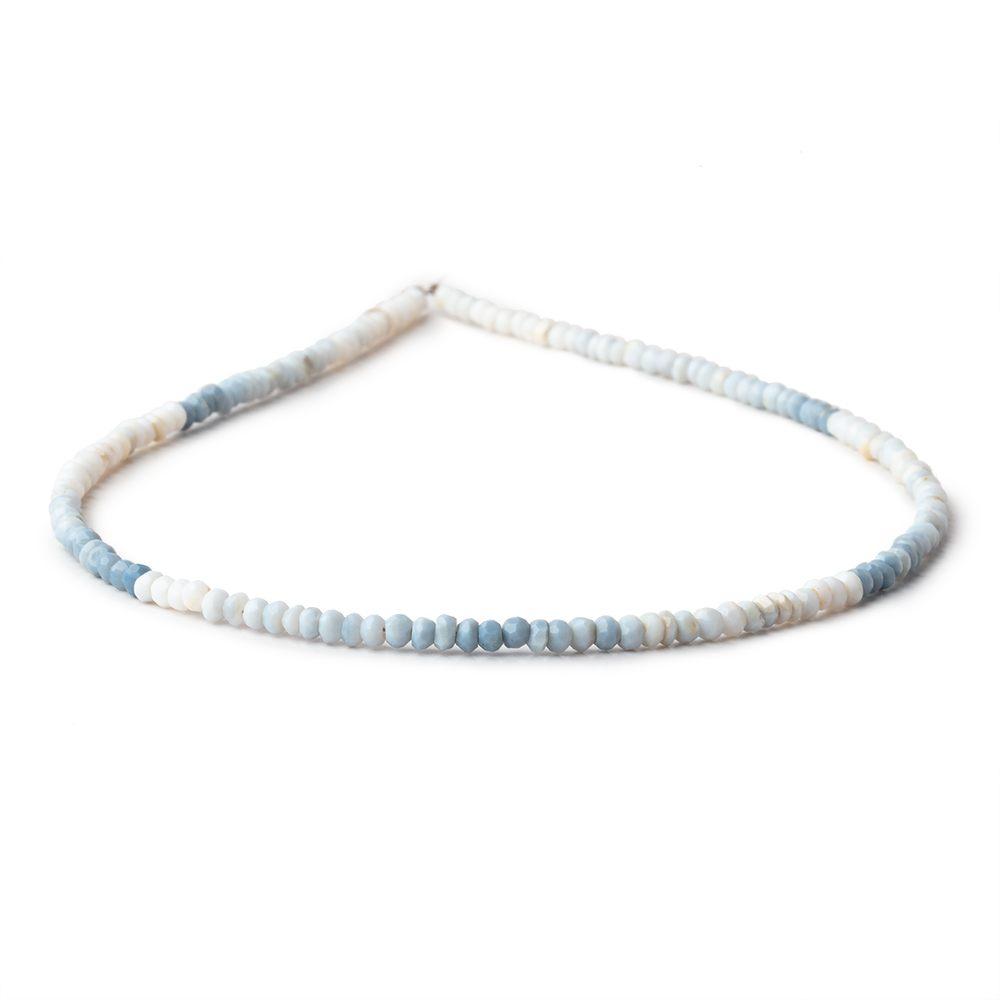 3mm Shaded Owyhee Denim Opal Faceted Rondelle Beads 13 inch 160 pieces (ONLINE ORDER ONLY)