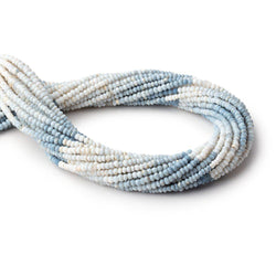 3mm Shaded Owyhee Denim Opal Faceted Rondelle Beads 13 inch 160 pieces (ONLINE ORDER ONLY)