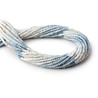 3mm Shaded Owyhee Denim Opal Faceted Rondelle Beads 13 inch 160 pieces (ONLINE ORDER ONLY)