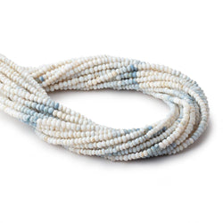 3mm Shaded Owyhee Natural Opal Faceted Rondelle Beads 13 inch 145 pieces (ONLINE ORDER ONLY)