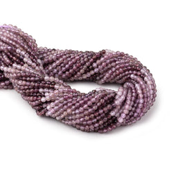 3mm Shaded Purple Spinel Micro Faceted Round Beads 12.5 inch 96 pieces AA (ONLINE ORDER ONLY)