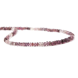 3mm Shaded Purple Spinel Plain Rondelle Beads 16 inch 130 pieces (ONLINE ORDER ONLY)