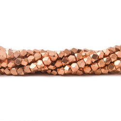 3mm Shiny Faceted Nugget Beads 8 inch 68 pieces (ONLINE ORDER ONLY)