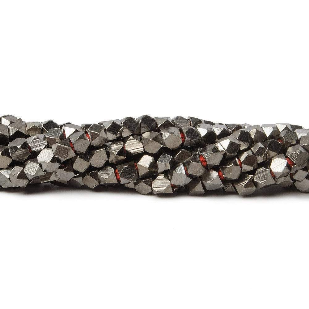 3mm Shiny Faceted Nugget Beads 8 inch 68 pieces (ONLINE ORDER ONLY)