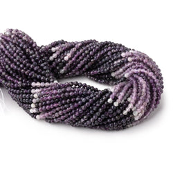 3mm Sugilite Micro Faceted Rondelle Beads 12.25 inch 114 pieces (ONLINE ORDER ONLY)