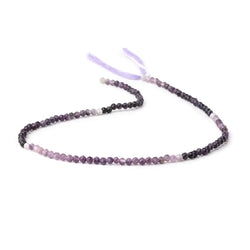 3mm Sugilite Micro Faceted Rondelle Beads 12.25 inch 114 pieces (ONLINE ORDER ONLY)