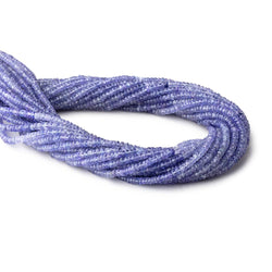 3mm Tanzanite Faceted Rondelle Beads 16 inch 225 pieces (ONLINE ORDER ONLY)