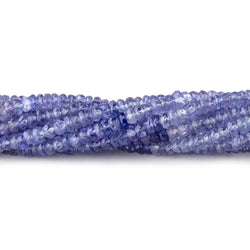 3mm Tanzanite Faceted Rondelle Beads 16 inch 225 pieces (ONLINE ORDER ONLY)