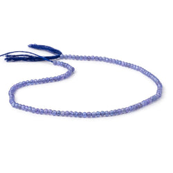 3mm Tanzanite Micro Faceted Rondelle Beads 12.5 inch 120 pieces AA (ONLINE ORDER ONLY)