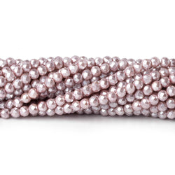 3mm Teal Rose Shell Pearl micro faceted round beads 13 inch 133 pieces (ONLINE ORDER ONLY)