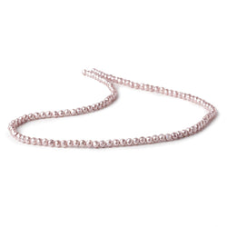 3mm Teal Rose Shell Pearl micro faceted round beads 13 inch 133 pieces (ONLINE ORDER ONLY)