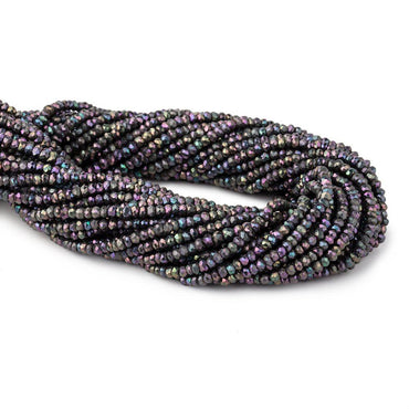 3mm Violet Mystic Spinel Faceted Rondelle Beads 13 inches 150 pieces (ONLINE ORDER ONLY)